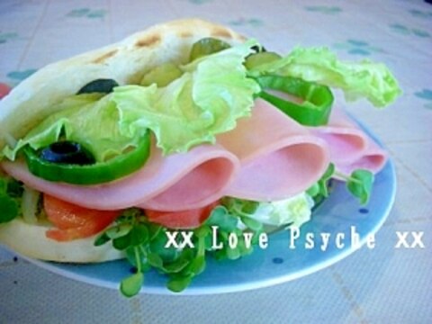 【270kcal】SUBWAY風?ハムサンド